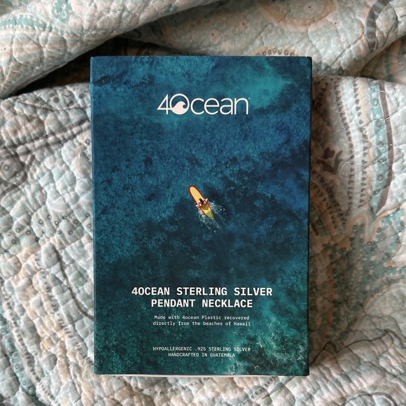 4Ocean Sterling Silver Pendant Necklace - Picture 3 of 5